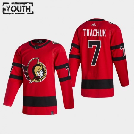 Camisola Ottawa Senators Brady Tkachuk 7 2020-21 Reverse Retro Authentic - Criança